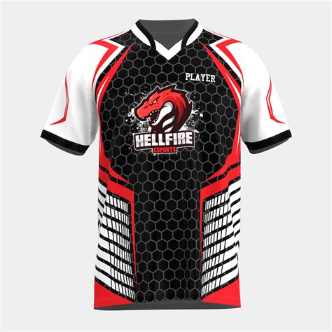 Esports Jersey Pro Collar: Design 15 .